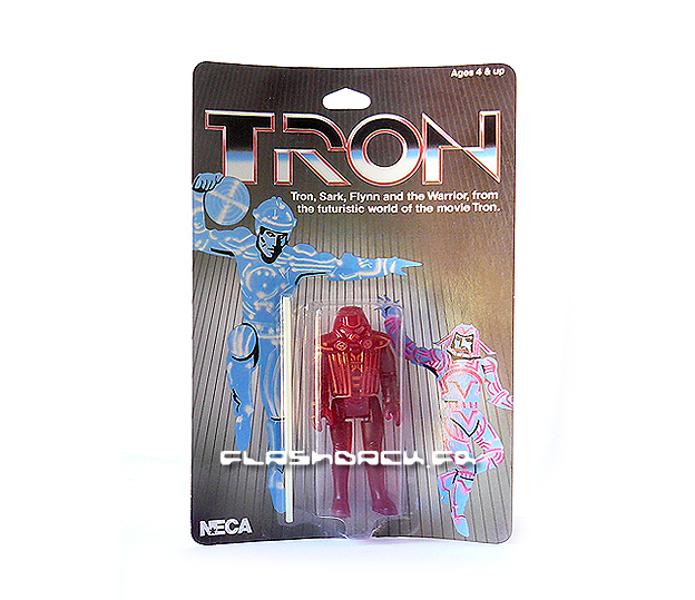 Tron Warrior figure 20th anniversary card 1982 retro variant version