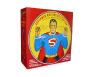 Superman Masterpiece with statue, book and comics