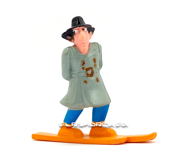 figurine Inspecteur Gadget à skis 1983