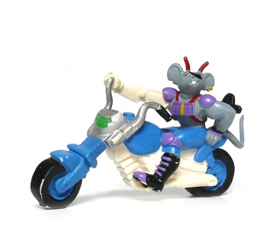 Biker Mice figurine Modo sur sa moto 1994