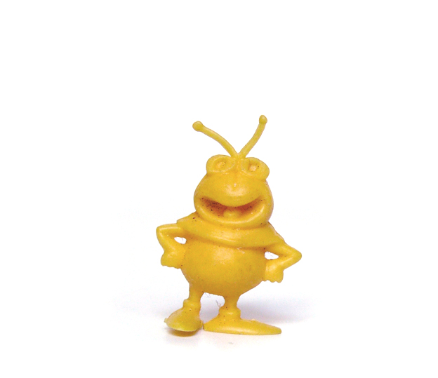 Maya l'abeille figurine monocolore Puck la mouche
