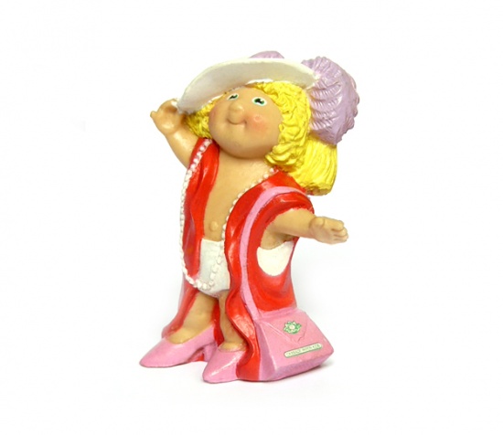Cabbage Patch Kids figure blonde with red dress