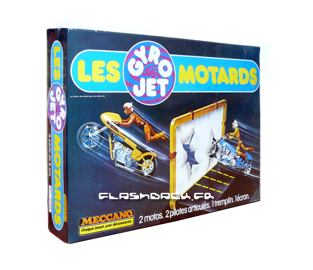 Gyro Jet Stunt game Motorbike duo 1978 Meccano