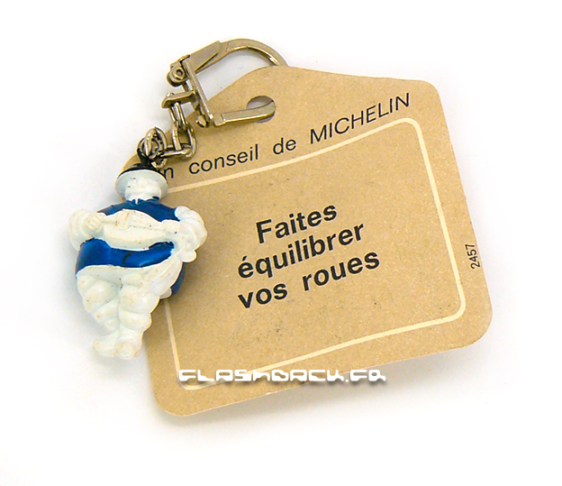 Michelin Bibendum vintage keychain 1965 ref.2457