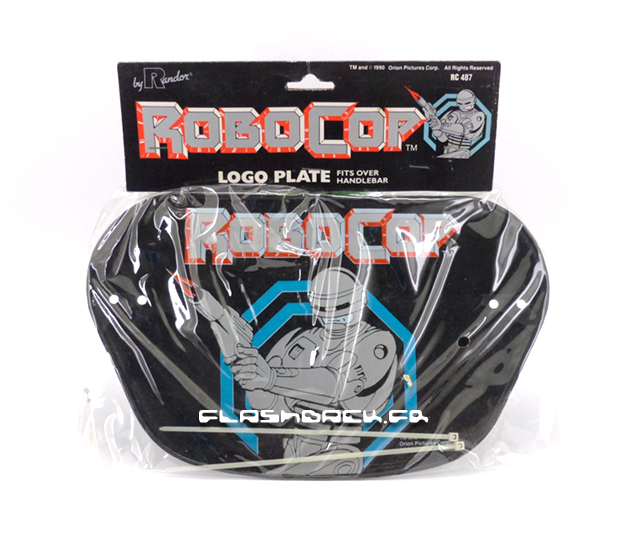 Robocop bike logo plate 1990