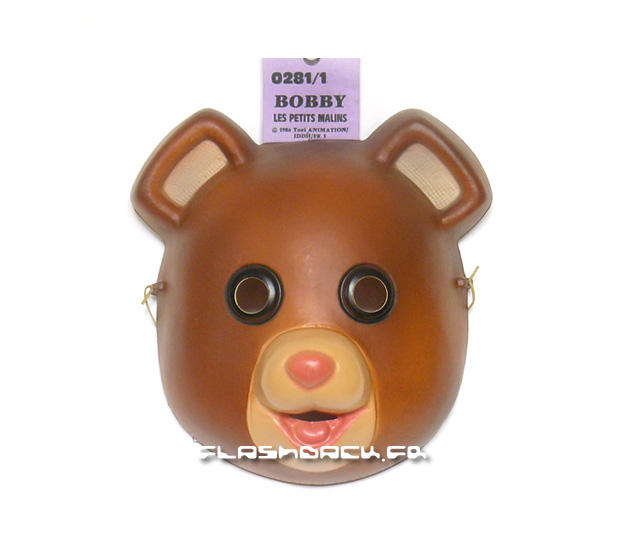 Maple Town Bobby bear child mask 1986