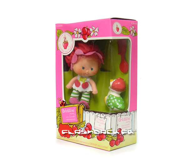 Cherry Cuddler doll in French Strawberry Shortcake box 1982
