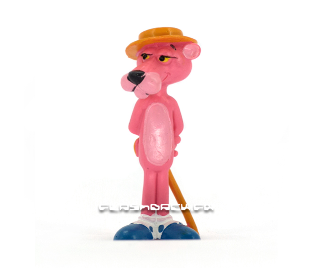 Pink Panther with hat figure
