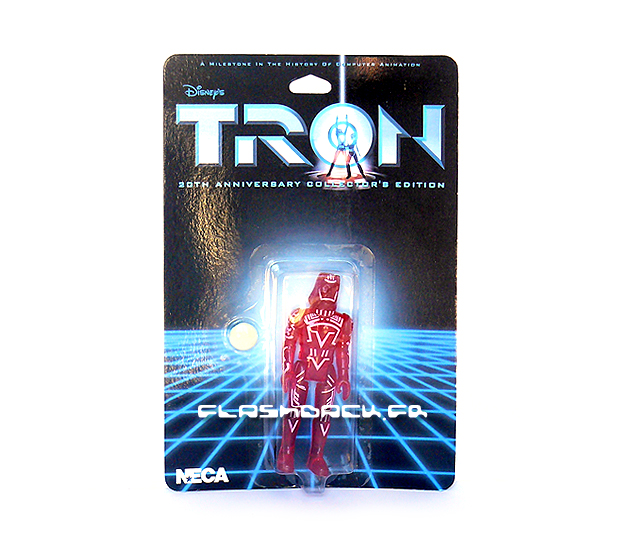 Tron Sark figure 20th anniversary card 1982