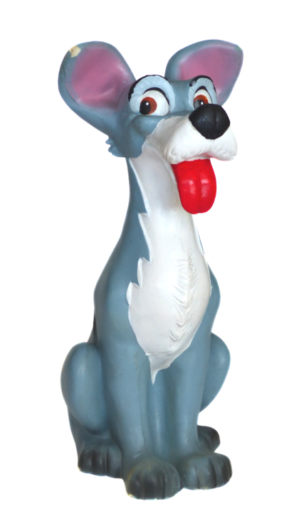 Lady and the Tramp vintage squeeze toy Disney