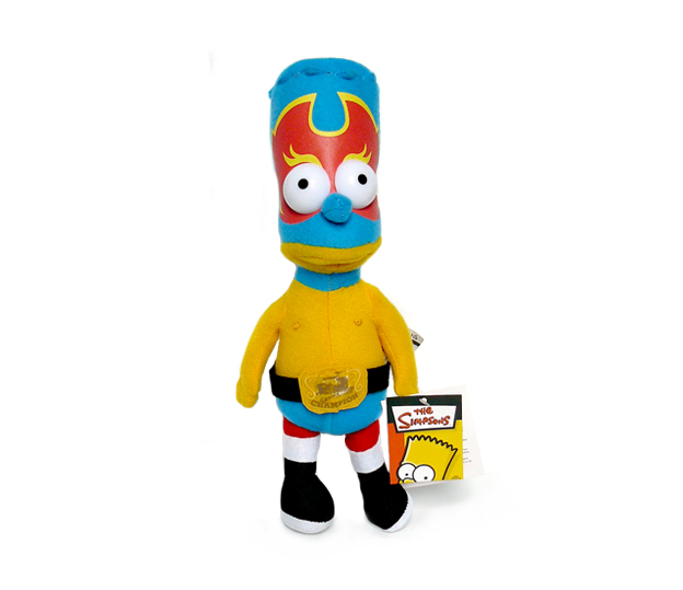 Simpsons poupée Bart catcheur