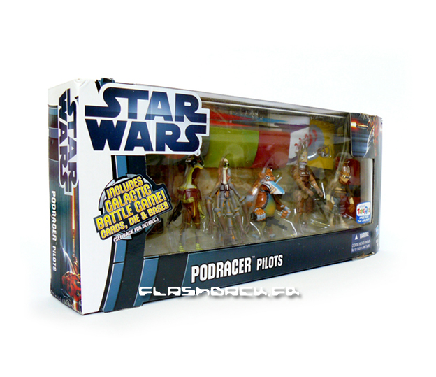 set de figurines Star Wars Pod Racers Pilots