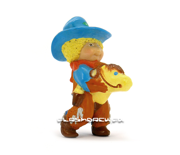 figurine Patoufs blonde cow-boy 1984