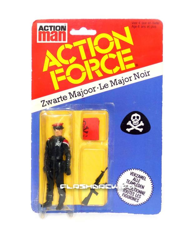 Action Force Le major Noir neuf blister Meccano